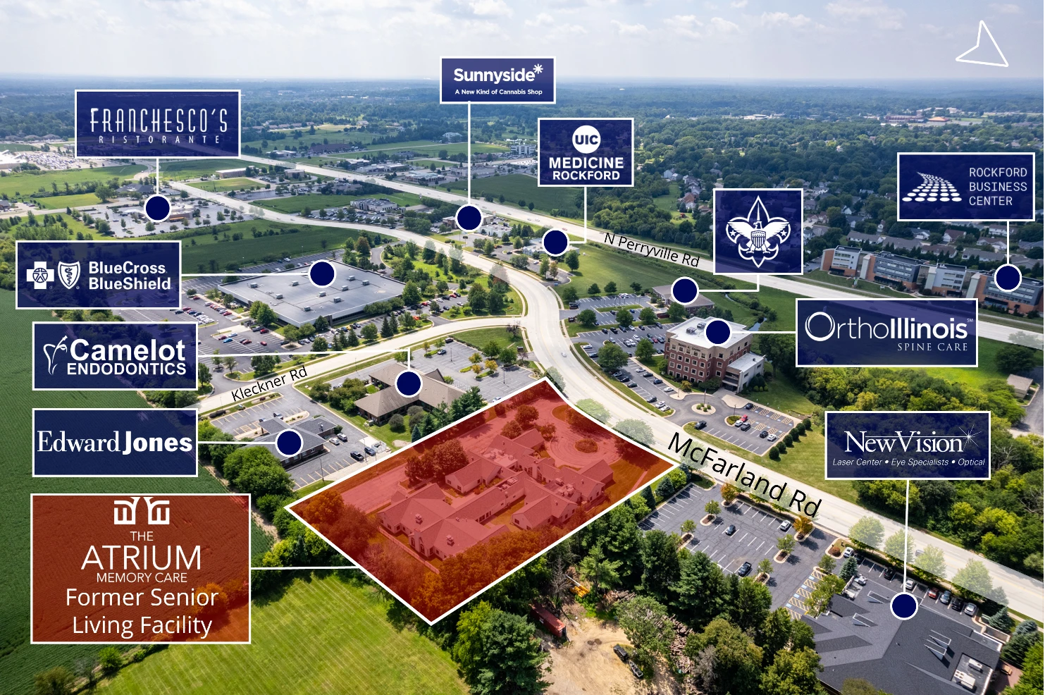 REIT Sale | The Atrium - Former Senior Living Facility | Rockford, IL